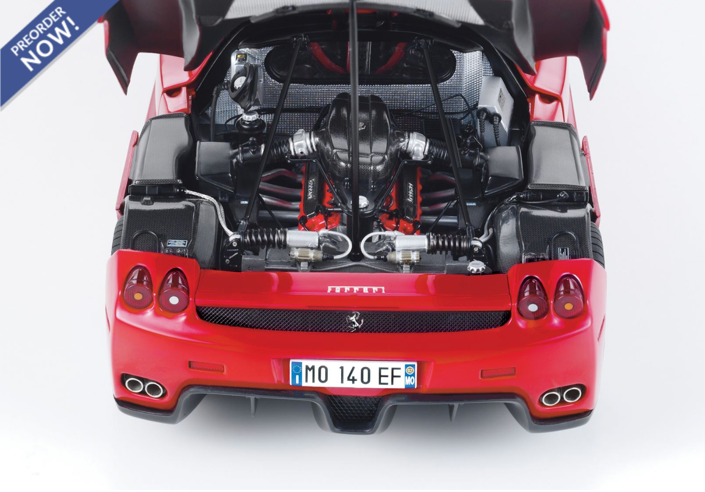 BBR 2004 Ferrari Enzo Ferrari Rosso Corsa (Red) 1:18 LUXURY PACK