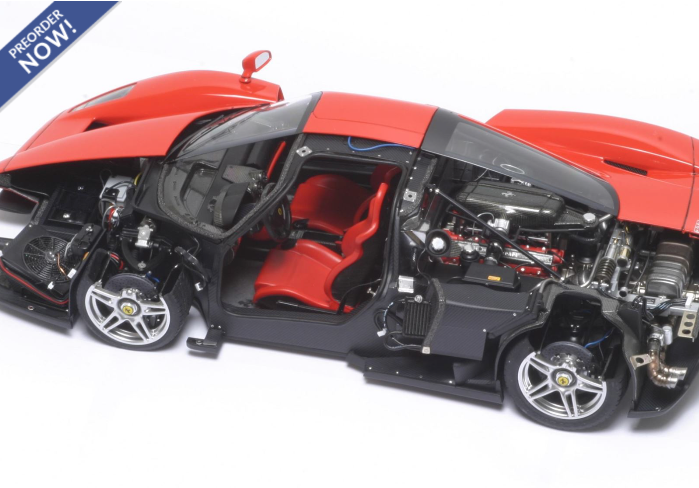 BBR 2004 Ferrari Enzo Ferrari Rosso Corsa (Red) 1:18 – STM Diecast