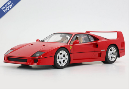 BBR 1987 Ferrari F40 Rossa Corsa (Red) Ex Nigel Mansell 1:18 WITH DISPLAY