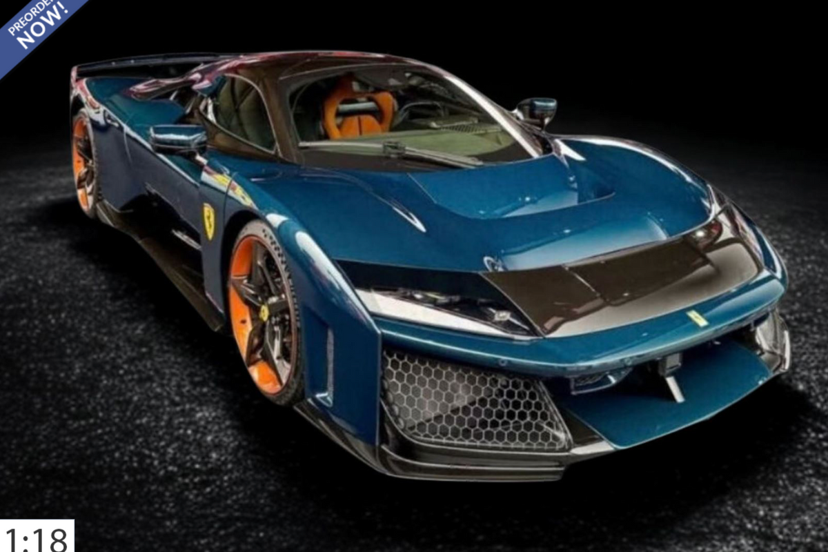BBR 2026 Ferrari F80 Full Carbon Blue w/ FULL Openings 1:18 LUXURY