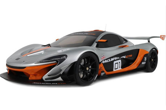 GT Spirit 2014 McLaren P1 GTR #01 Pebble Beach Grey 1:8