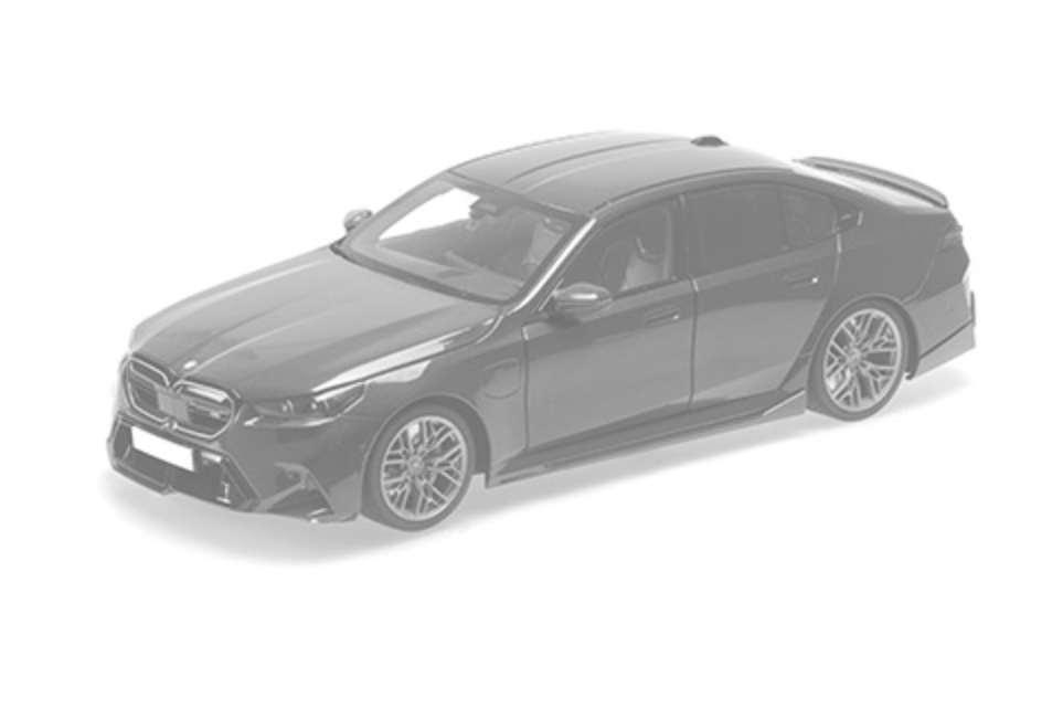 Minichamps 2024 BMW M5 (G90) Performance Parts Black Metallic 1:18