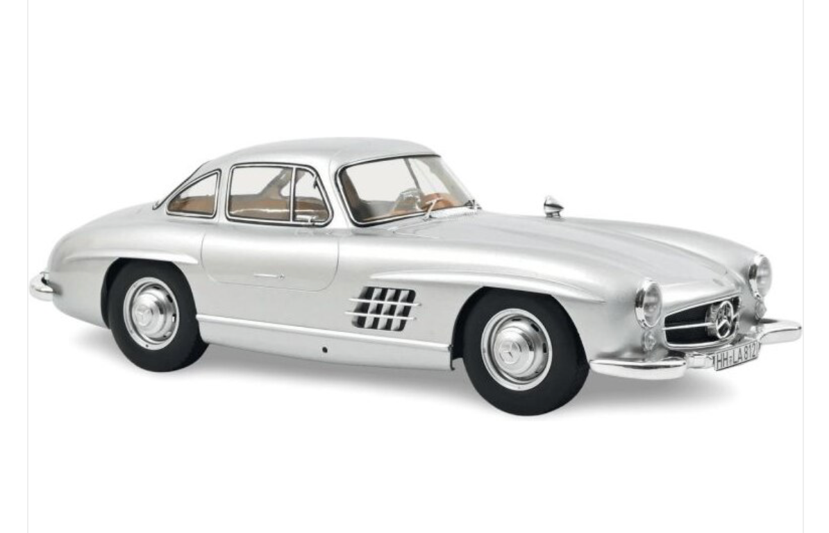 Norev 1954 Mercedes-Benz SL Class 300SL (W198) Silver 1:12