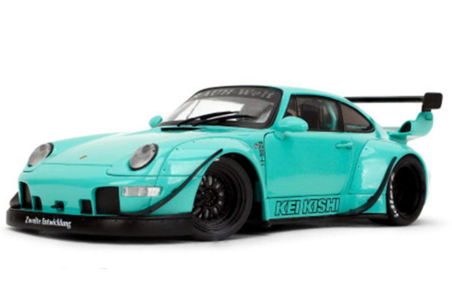 Jada Pink Slips Porsche 911 993 RWB Kei Kishi Teal Green 1:18