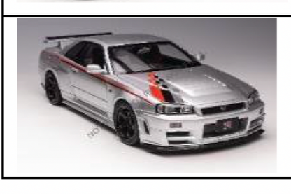 Solido 1999 Nissan Skyline GT-R (R34) Z-tune Silver 1:18