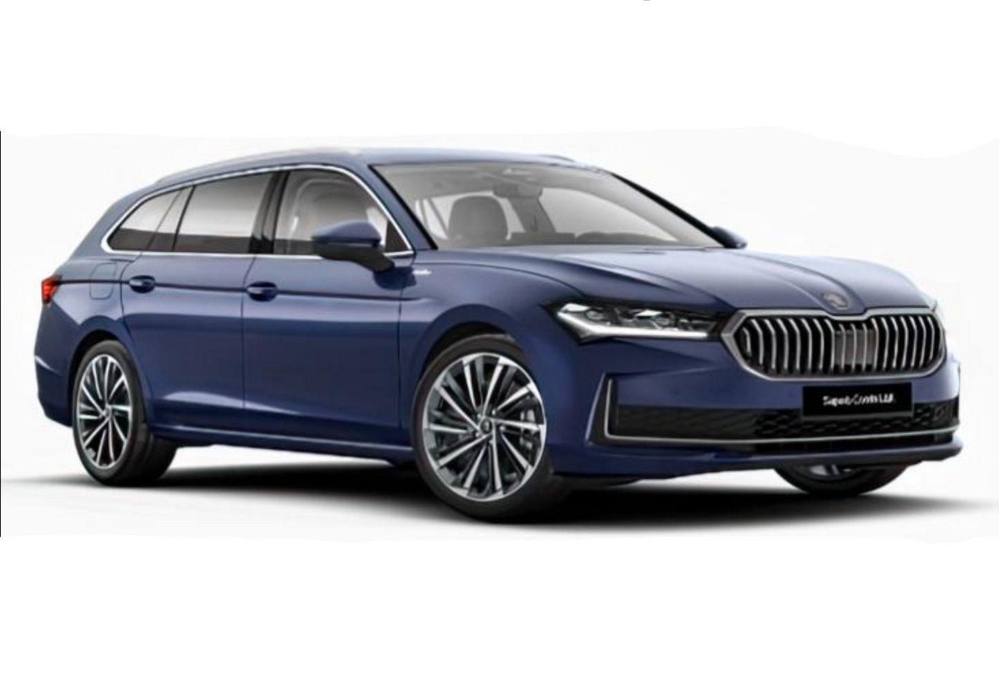 Solido 2024 Skoda Superb Combi L&K 130 Edition Cobalt Blue 1:18