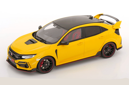 1/18 scale otto diecast model honda civic type r yellow