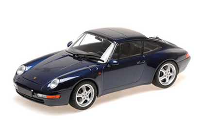 Minichamps 1993 Porsche 911 (993) Carrera Coupe Dark Blue Metallic 1:18