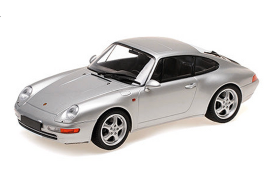 Minichamps 1993 Porsche 911 (993) Carrera Coupe Polar Silver 1:18