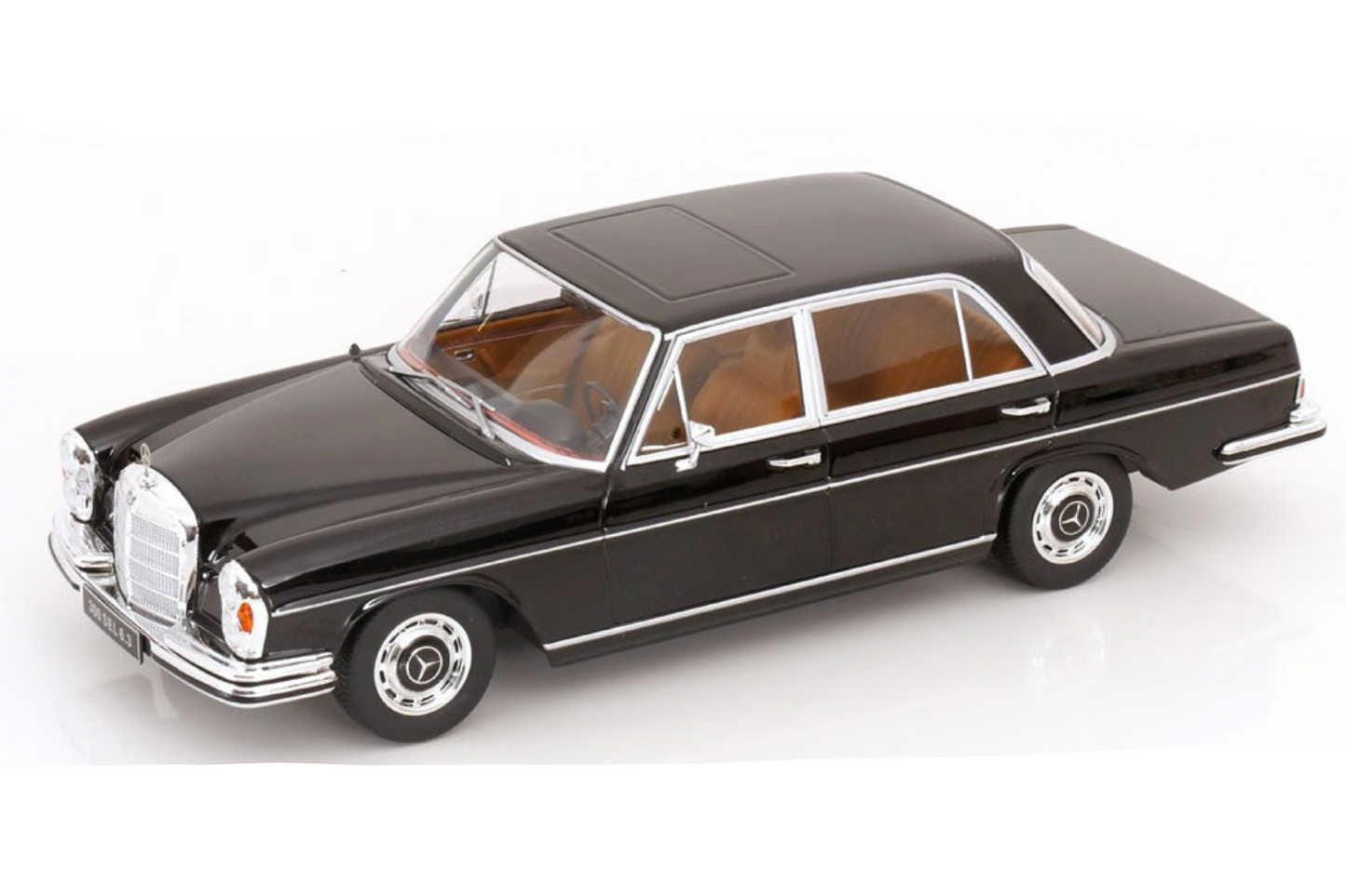 KK Scale 1967-1972 Mercedes-Benz 300 SEL 6.3 (W109) Sedan Black 1:18
