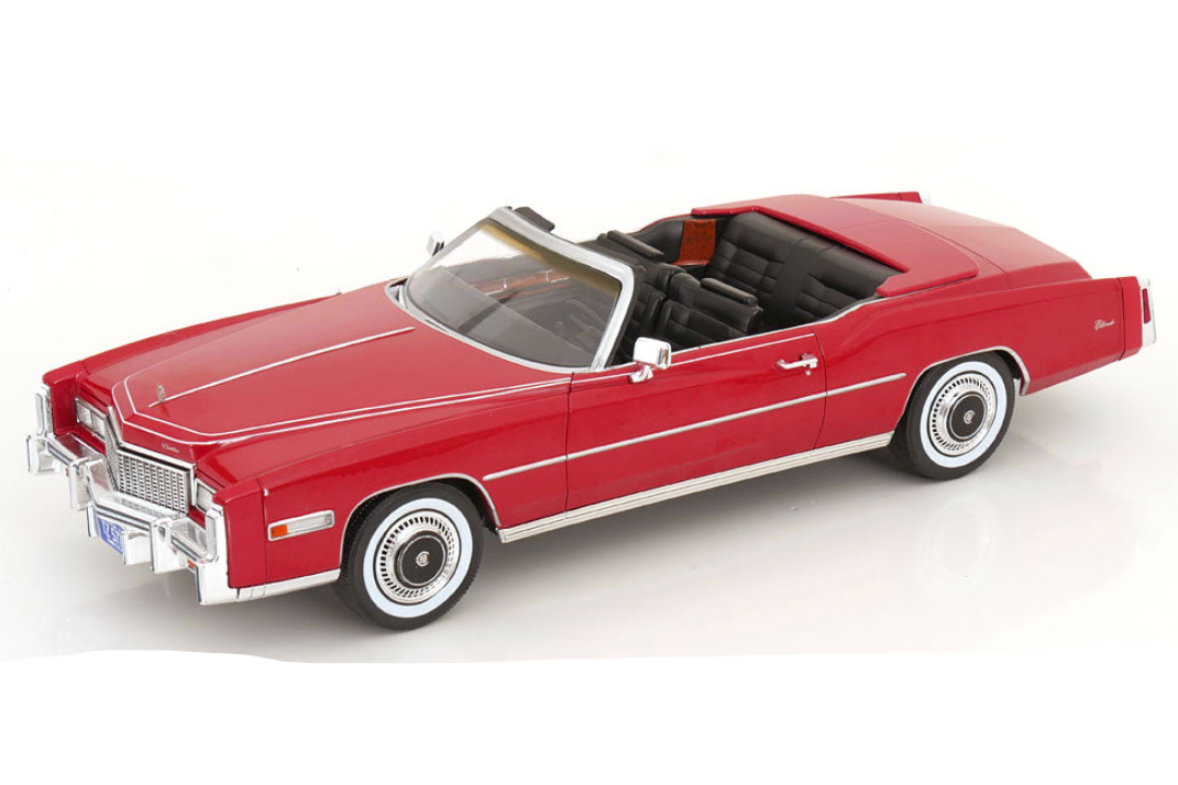 MCG 1976 Cadillac Eldorado Convertible Red 1:18