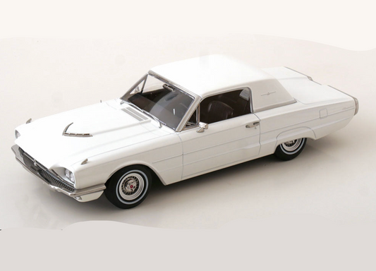 KK Scale 1966 Ford Thunderbird Coupe White 1:18