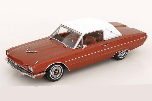 KK Scale 1966 Ford Thunderbird Coupe Copper Metallic 1:18
