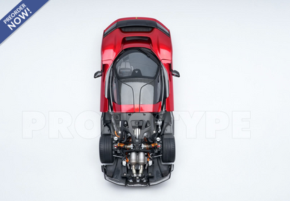 BBR 2026 Ferrari F80 Rosso (Red) Supercar Diecast w/ FULL Openings 1:18