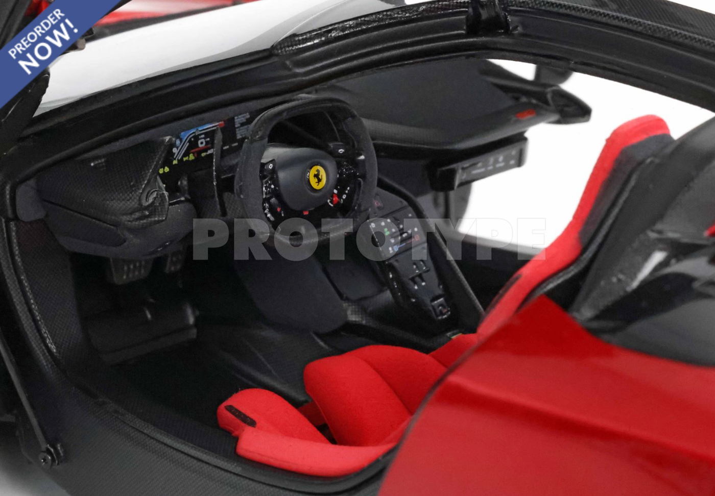 BBR 2026 Ferrari F80 Rosso (Red) Supercar Diecast w/ FULL Openings 1:18