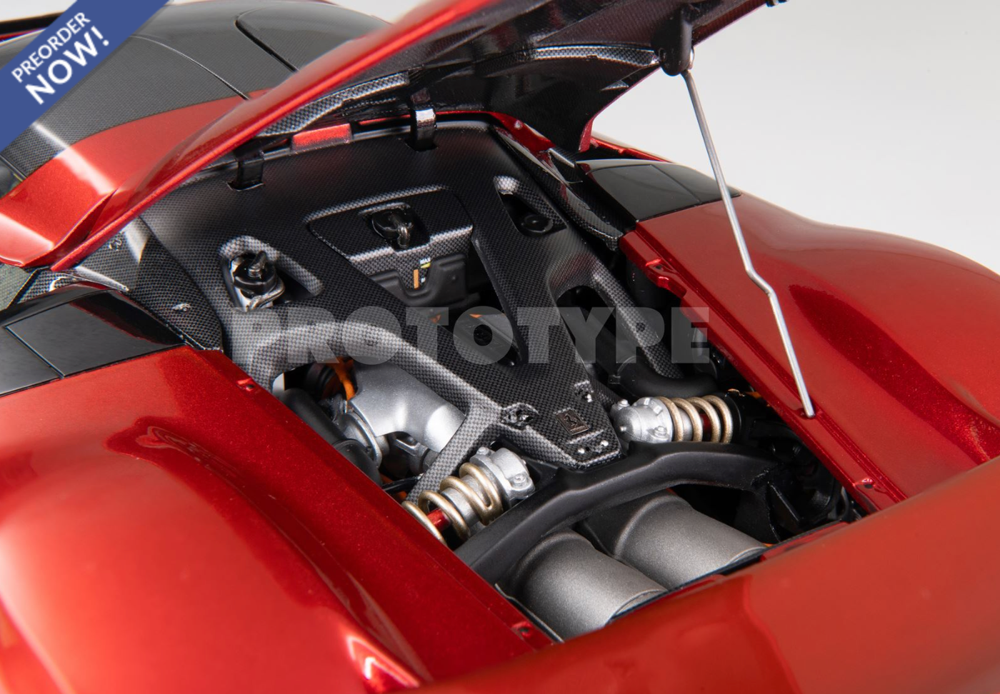 BBR 2026 Ferrari F80 Rosso (Red) Supercar Diecast w/ FULL Openings 1:18