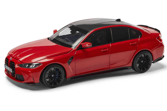 Minichamps 2023 BMW M3 (G80) LCI Toronto Red 1:18 DEALER EDITION