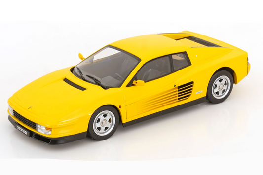 KK Scale 1986 Ferrari Testarossa European Version Yellow 1:18