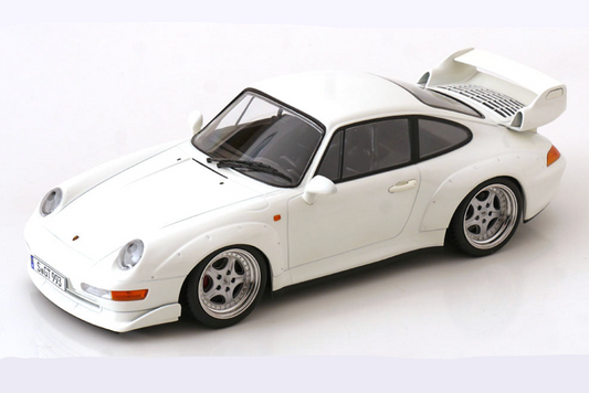 KK Scale 1996 Porsche 911 993 GT2 w/ Speedline Wheels White 1:18