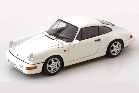 KK Scale 1992 Porsche 911 (964) RS Coupe w/ Cup Wheels White 1:12