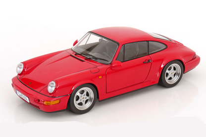 KK Scale 1992 Porsche 911 (964) RS Coupe w/ Speedline Wheels Guards Red 1:12