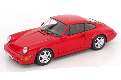 KK Scale 1992 Porsche 911 (964) RS Coupe w/ Cup Wheels Guards Red 1:12