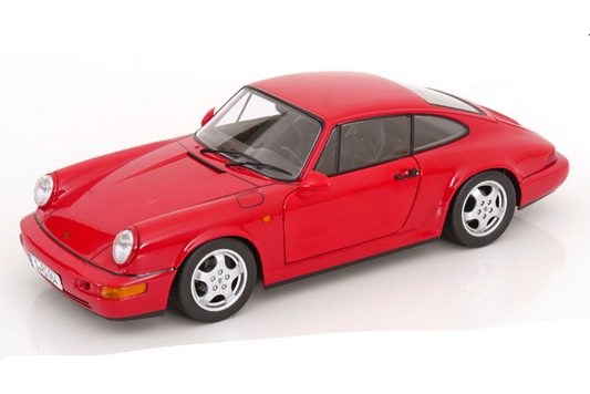 KK Scale 1992 Porsche 911 (964) RS Coupe w/ Cup Wheels Guards Red 1:12