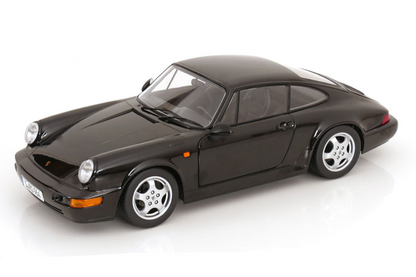 KK Scale 1992 Porsche 911 (964) RS Coupe w/ Cup Wheels Black 1:12