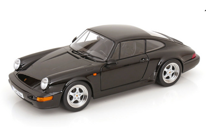 KK Scale 1992 Porsche 911 (964) RS Coupe w/ Speedline Wheels Black 1:12