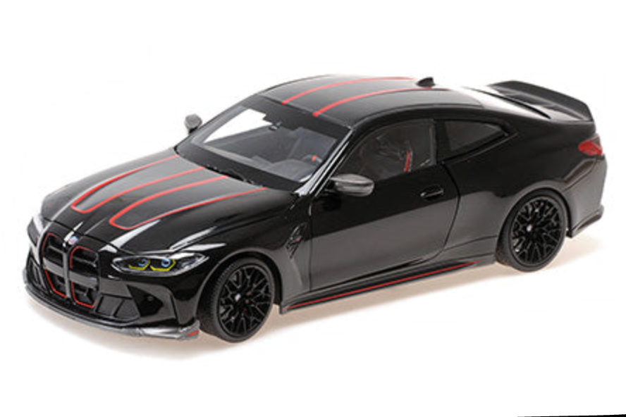 Minichamps 2022 BMW M4 CSL Coupe (G82) Black 1:18