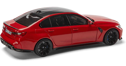 Minichamps 2023 BMW M3 (G80) LCI Toronto Red 1:18 DEALER EDITION