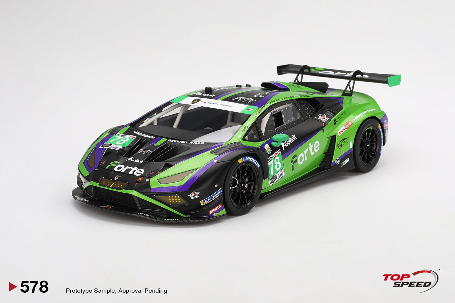 Forte F Racing Topspeed Lamborghini Huracan GT3 EVO2 #78 Forte Racing IMSA 2024 Dayto