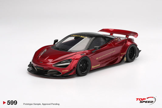 Topspeed Mclaren 720S LB-Works Gem Red Metallic 1:18
