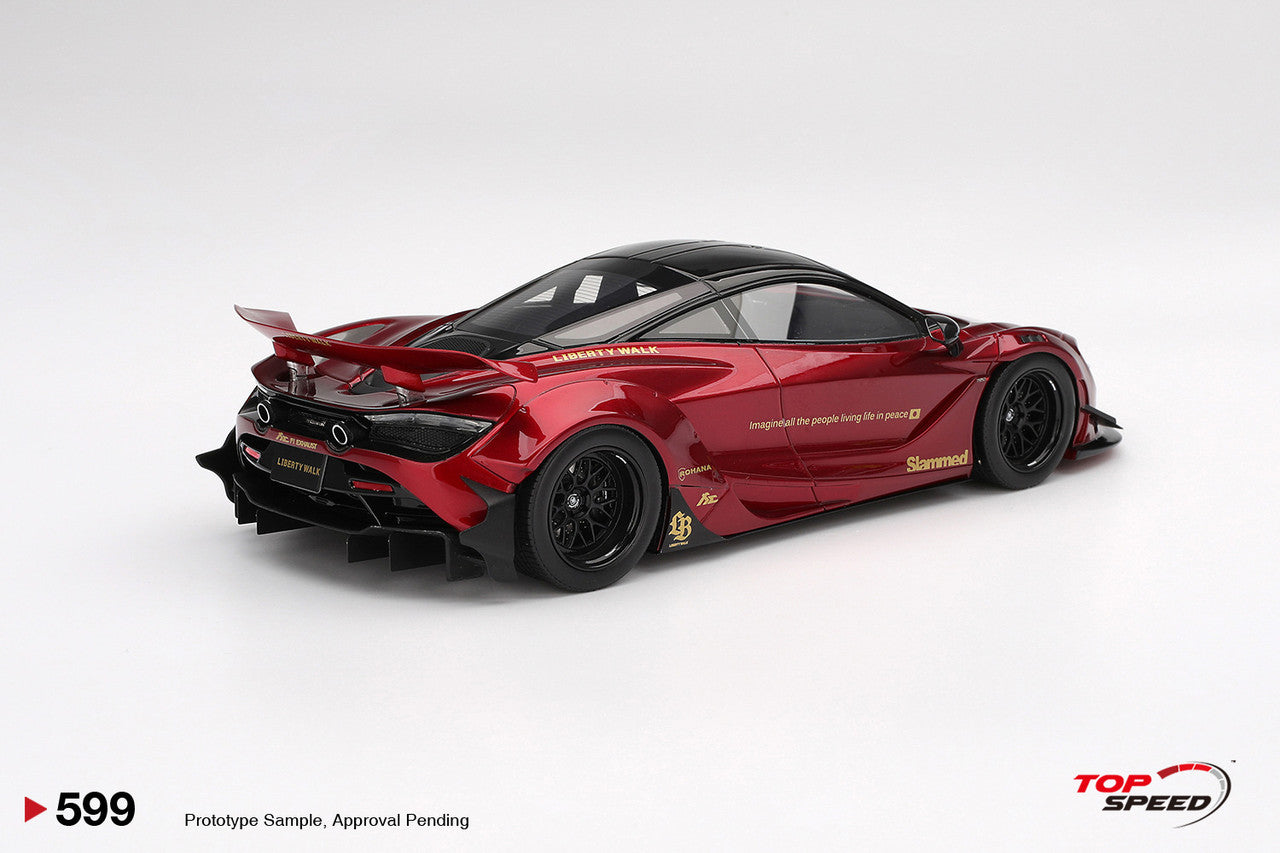 Topspeed Mclaren 720S LB-Works Gem Red Metallic 1:18 – STM Diecast