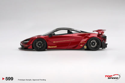 Topspeed Mclaren 720S LB-Works Gem Red Metallic 1:18