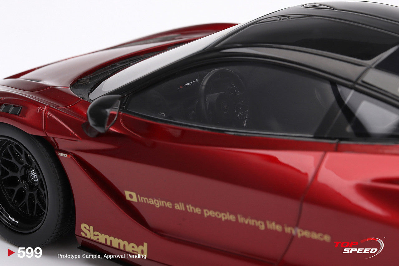 Topspeed Mclaren 720S LB-Works Gem Red Metallic 1:18