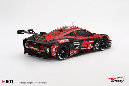 Topspeed Mclaren 720S GT3 EVO #9 Pfaff Motorsport Plaid 2024 IMSA Chevrolet Grand Prix Red 1:18