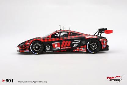 Topspeed Mclaren 720S GT3 EVO #9 Pfaff Motorsport Plaid 2024 IMSA Chevrolet Grand Prix Red 1:18