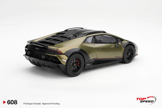 Topspeed Lamborghini Huracan Sterrato Verde Gea Matte (Matte Green) 1:18