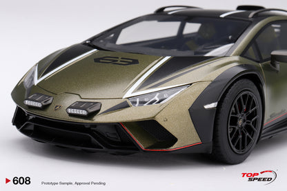 Topspeed Lamborghini Huracan Sterrato Verde Gea Matte (Matte Green) 1:18