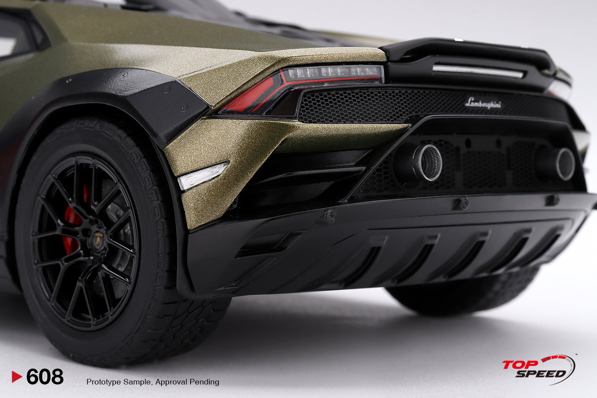 Topspeed Lamborghini Huracan Sterrato Verde Gea Matte (Matte Green) 1:18