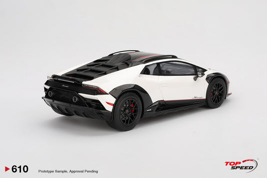 Topspeed Lamborghini Huracan Sterrato Blanco Asopo White 1:18