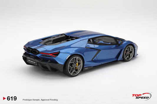 Topspeed Lamborghini Revuelto Blu Eleos (Blue Compassion) 1:18