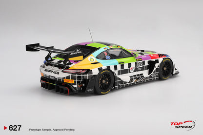 Topspeed Mercedes AMG GT3 EVO #888 Mercedes-AMG Team GMR Meguiar's 2025 Bathurst 12 Hrs 1:18