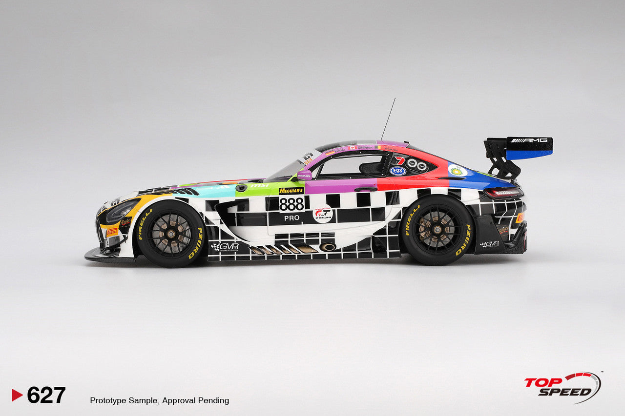 Topspeed Mercedes AMG GT3 EVO #888 Mercedes-AMG Team GMR Meguiar's 2025 Bathurst 12 Hrs 1:18
