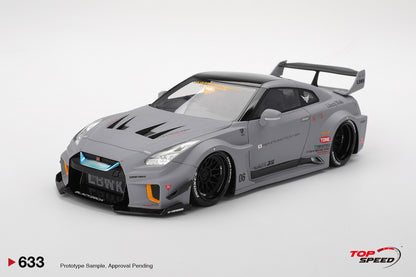 Topspeed Nissan LB-Silhouette WORKS GTR 35GT-RR Ver 1 Matte Grey 1:18