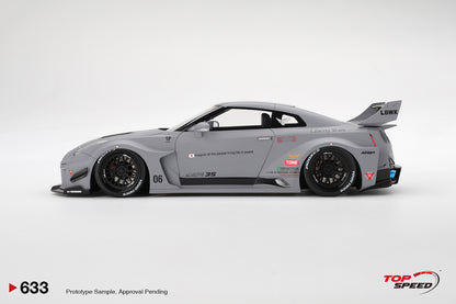 Topspeed Nissan LB-Silhouette WORKS GTR 35GT-RR Ver 1 Matte Grey 1:18