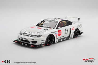 Topspeed Nissan Silvia (S15) #23 LB-Super Silhouette ATHLETE LBWK 1:18