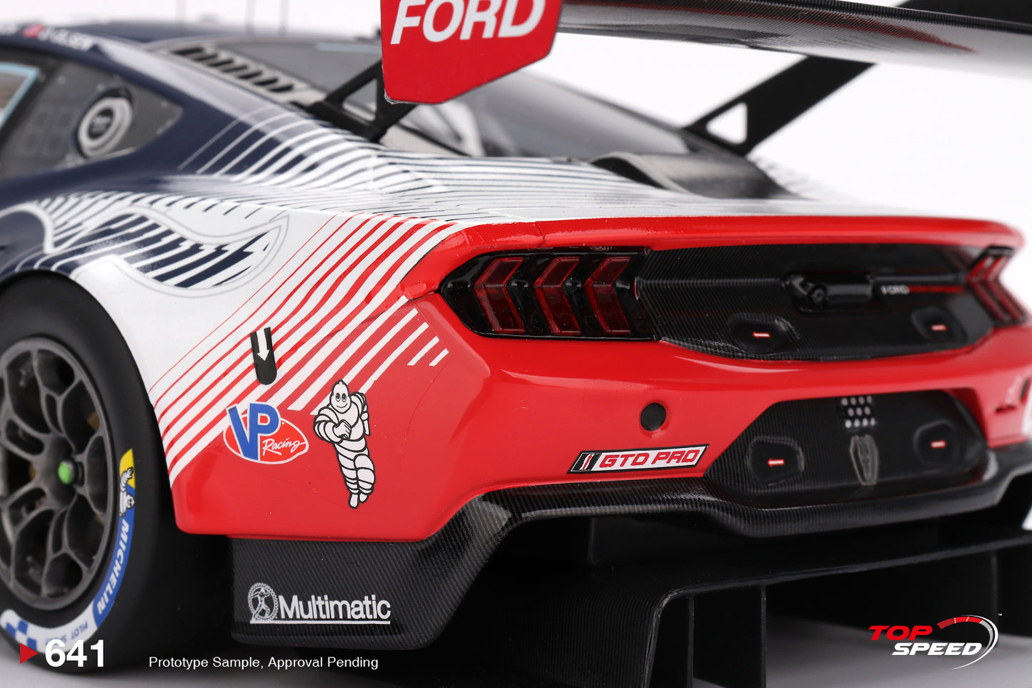 Topspeed Ford Mustang GT3 #65 Ford Multimatic Motorsports 2025 Winner IMSA Daytona 24hrs 1:18