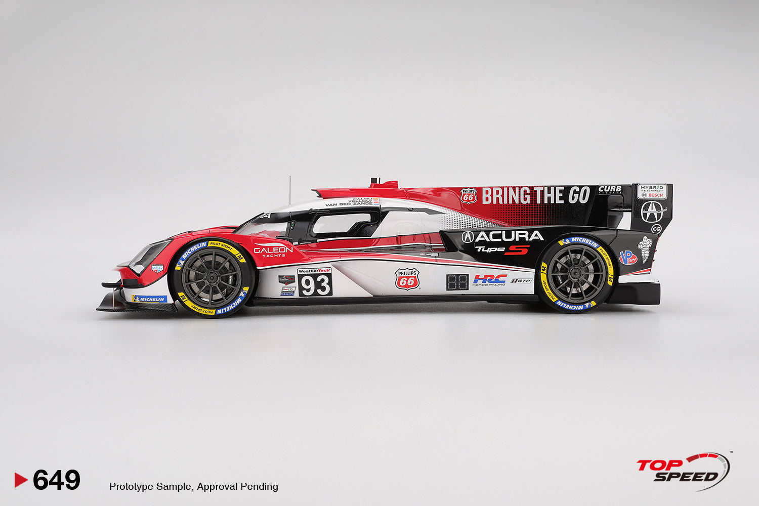 Topspeed Acura ARX-06 #93 Meyer Shank Racing IMSA 3rd 2025 Sebring